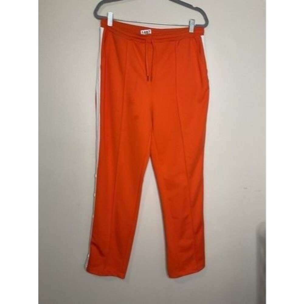 Hunter For Target Orange Elastic Waist Drawstring Sweatpants Men Size Large